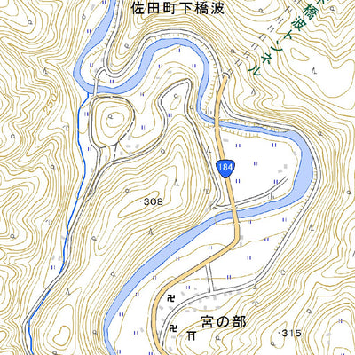 523265 反辺 （たんべ Tambe）, 地形図