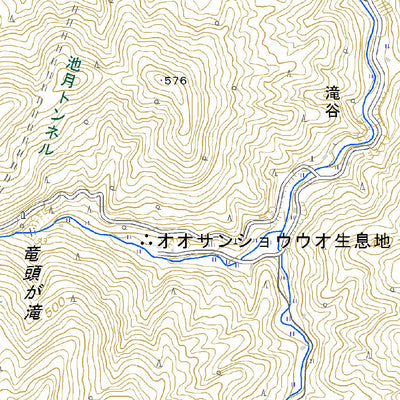 523266 掛合 （かけや Kakeya）, 地形図