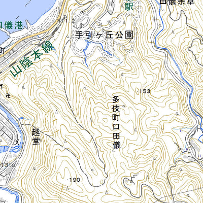 523274 田儀 （たぎ Tagi）, 地形図