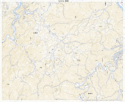 523276 稗原 （ひえばら Hiebara）, 地形図