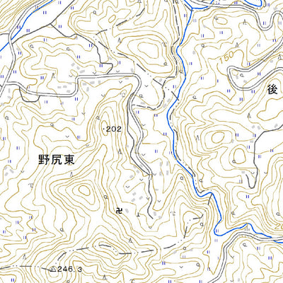 523276 稗原 （ひえばら Hiebara）, 地形図