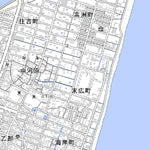 523604 津東部 （つとうぶ Tsutobu）, 地形図