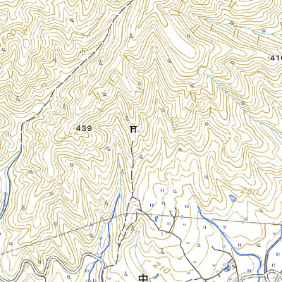 523610 島ヶ原 （しまがはら Shimagahara）, 地形図