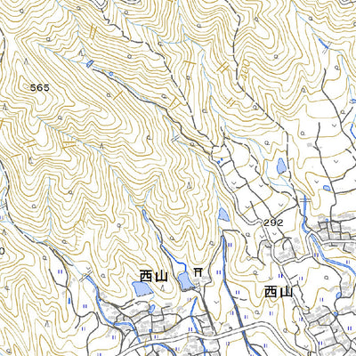 523610 島ヶ原 （しまがはら Shimagahara）, 地形図