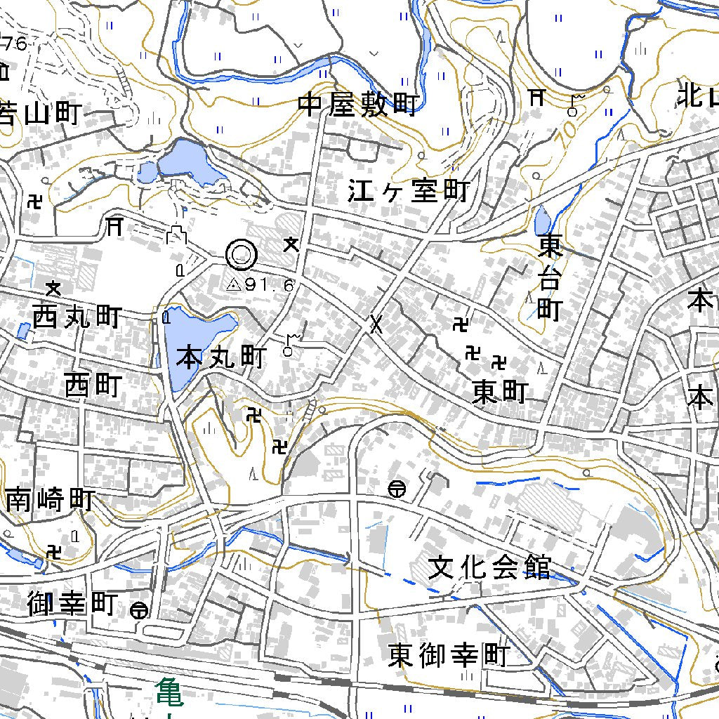 523623 亀山 （かめやま Kameyama）, 地形図 Map by Pacific Spatial