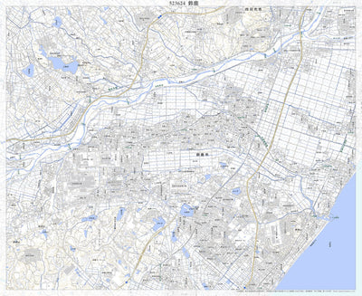 523624 鈴鹿 （すずか Suzuka）, 地形図