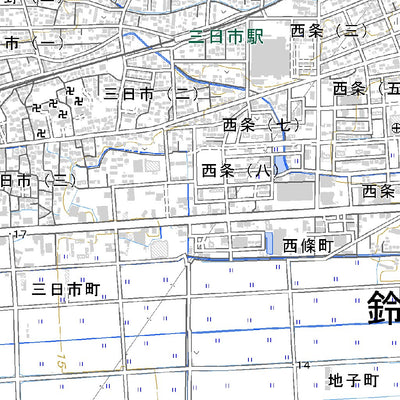 523624 鈴鹿 （すずか Suzuka）, 地形図