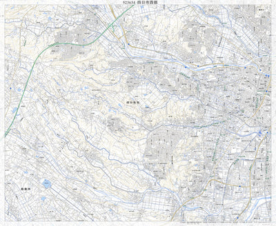 523634 四日市西部 （よっかいちせいぶ Yokkaichiseibu）, 地形図