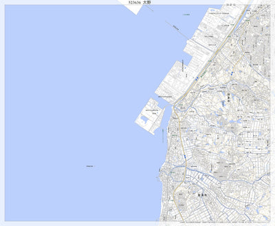 523636 大野 （おおの Ono）, 地形図