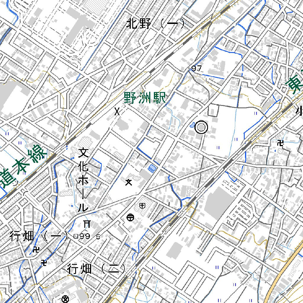 523640 野洲 （やす Yasu）, 地形図 Map by Pacific Spatial