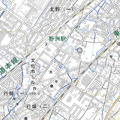 523640 野洲 （やす Yasu）, 地形図