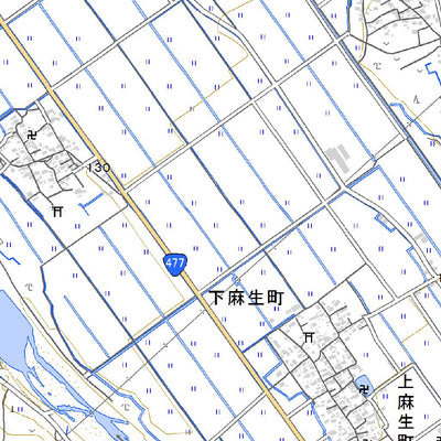 523641 日野西部 （ひのせいぶ Hinoseibu）, 地形図