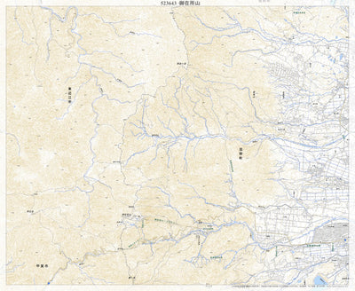 523643 御在所山 （ございしょやま Gozaishoyama）, 地形図