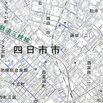523645 桑名 （くわな Kuwana）, 地形図