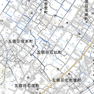 523651 八日市 （ようかいち Yokaichi）, 地形図