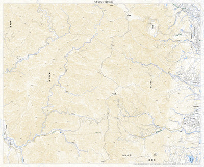 523653 竜ヶ岳 （りゅうがだけ Ryugadake）, 地形図