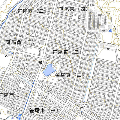 523654 阿下喜 （あげき Ageki）, 地形図
