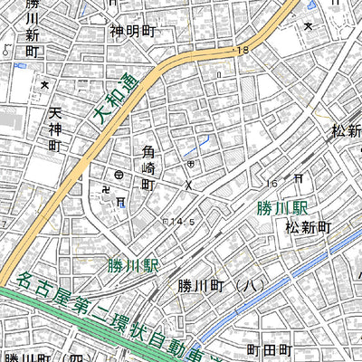 523667 名古屋北部 （なごやほくぶ Nagoyahokubu）, 地形図
