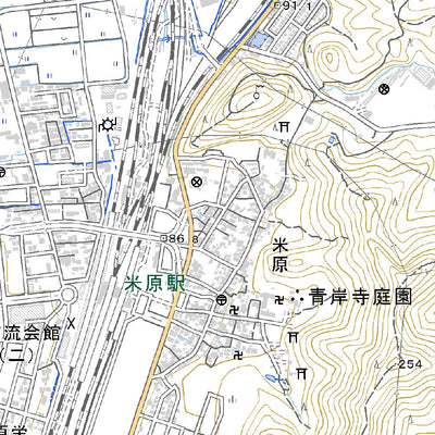 523672 彦根東部 （ひこねとうぶ Hikonetobu）, 地形図