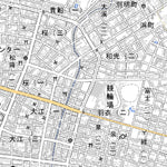 523676 一宮 （いちのみや Ichinomiya）, 地形図