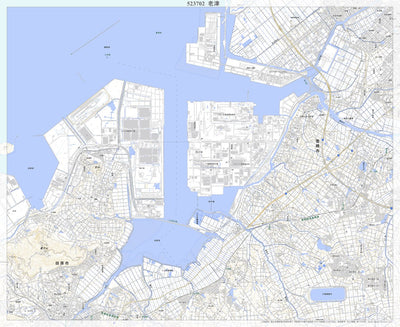 523702 老津 （おいつ Oitsu）, 地形図