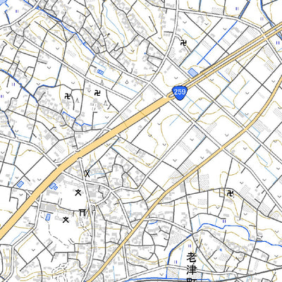 523702 老津 （おいつ Oitsu）, 地形図