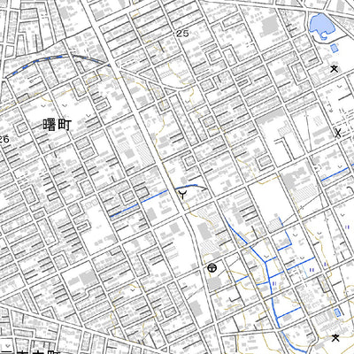 523703 二川 （ふたがわ Futagawa）, 地形図