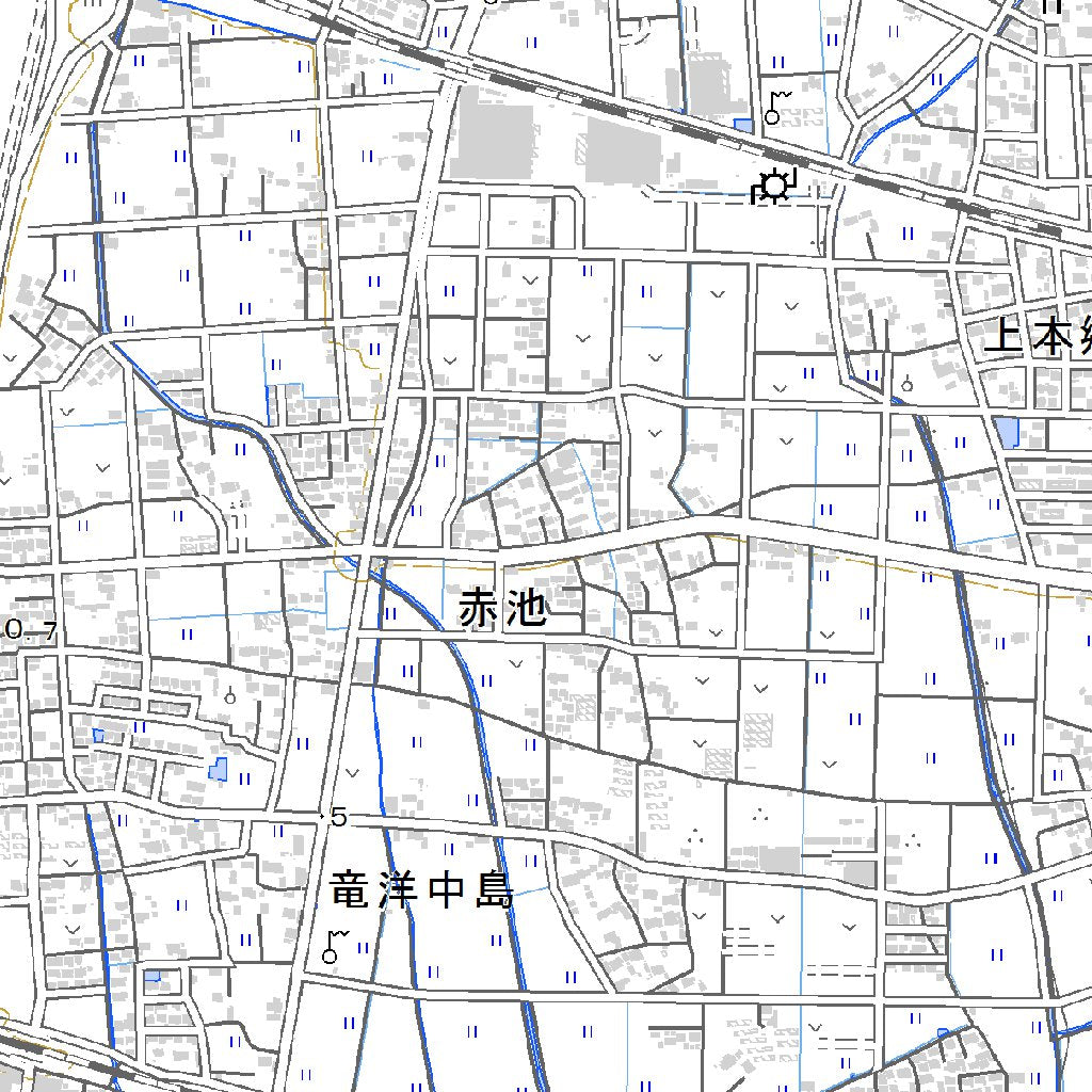 地理 523706 磐田 （いわた Iwata）, 地形図 Map by Pacific Spatial