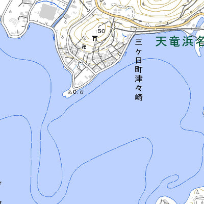 523714 三ヶ日 （みっかび Mikkabi）, 地形図
