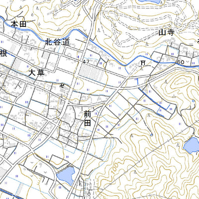 523721 幸田 （こうだ Koda）, 地形図