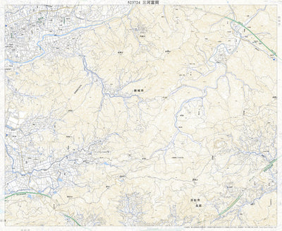 523724 三河富岡 （みかわとみおか Mikawatomioka）, 地形図