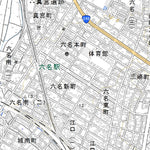 523731 岡崎 （おかざき Okazaki）, 地形図