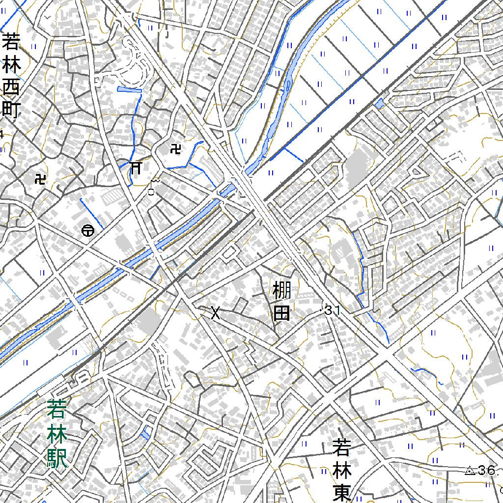 523740 知立 （ちりゅう Chiryu）, 地形図 Map by Pacific Spatial 