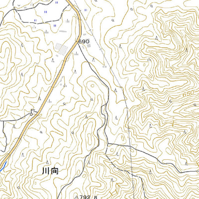 523754 田口 （たぐち Taguchi）, 地形図