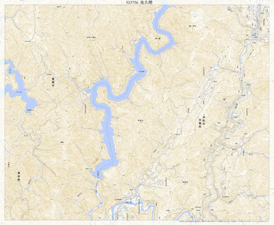 523756 佐久間 （さくま Sakuma）, 地形図