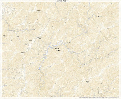 523757 門桁 （かどけた Kadoketa）, 地形図