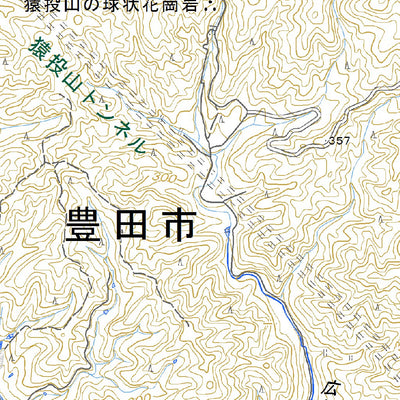 523761 猿投山 （さなげやま Sanageyama）, 地形図