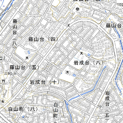 523770 高蔵寺 （こうぞうじ Kozoji）, 地形図