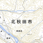 604003 阿仁前田 （あにまえだ Animaeda）, 地形図