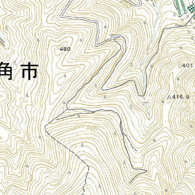 604016 湯瀬 （ゆぜ Yuze）, 地形図