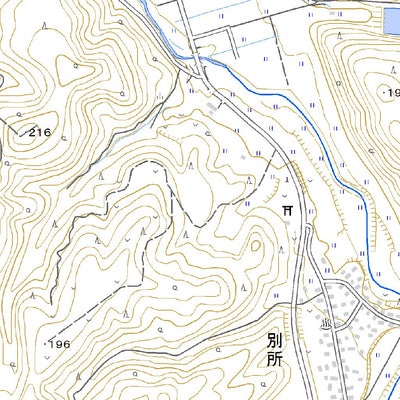 604025 十二所 （じゅうにしょ Junisho）, 地形図