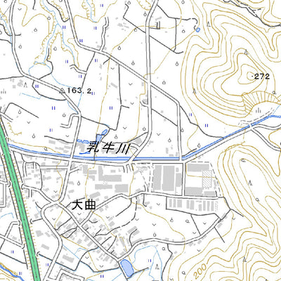 604026 花輪 （はなわ Hanawa）, 地形図