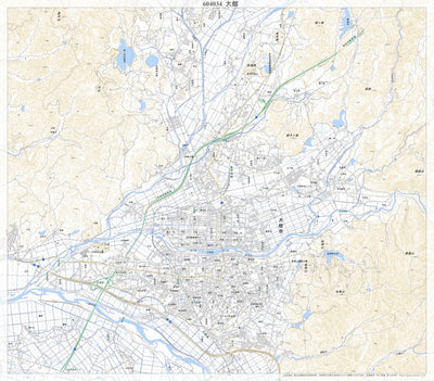 604034 大館 （おおだて Odate）, 地形図