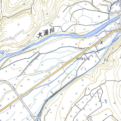 604036 毛馬内 （けまない Kemanai）, 地形図