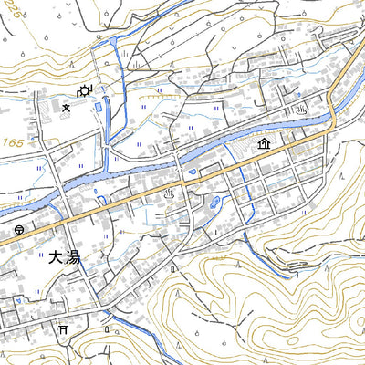 604036 毛馬内 （けまない Kemanai）, 地形図