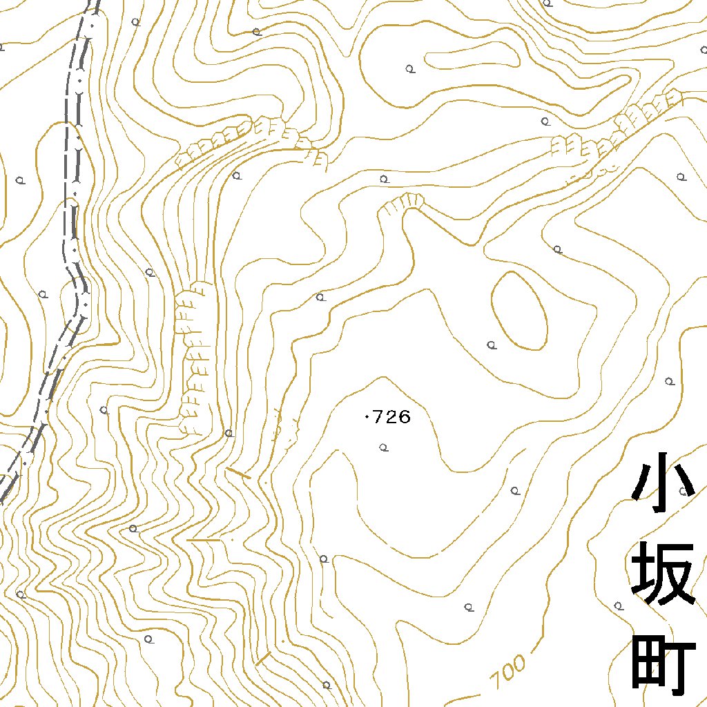 604056 十和田湖西部 （とわだこせいぶ Towadakoseibu）, 地形図 Map