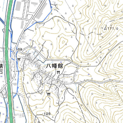 604064 大鰐 （おおわに Owani）, 地形図