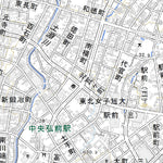 604073 弘前 （ひろさき Hirosaki）, 地形図