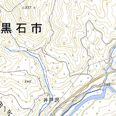604075 温湯 （ぬるゆ Nuruyu）, 地形図
