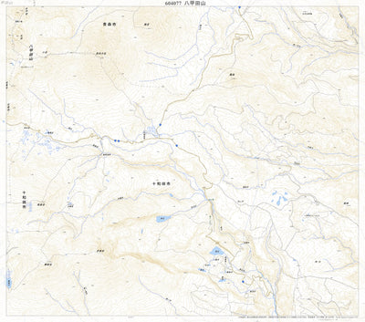 604077 八甲田山 （はっこうださん Hakkodasan）, 地形図